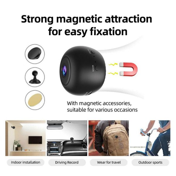 New A10 1080p Hd 2mp Wifi Mini Camera With Pix Link App