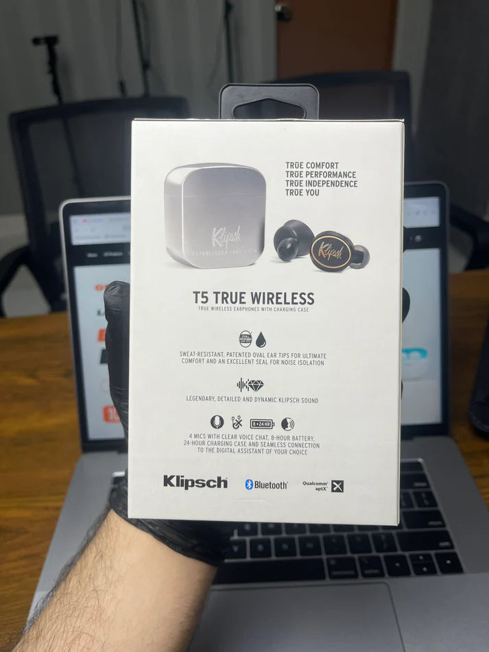 Klipsch T5 True Wireless Earphones - Silver