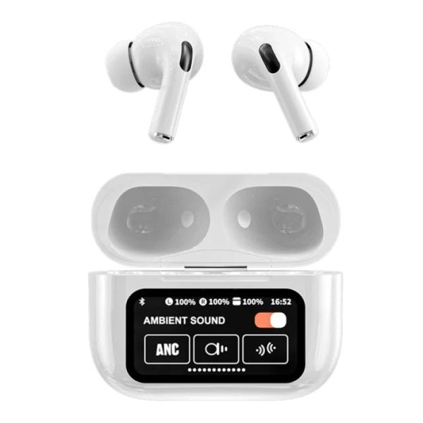 Original A9 Pro Airpods Anc/enc Touch Screen Wireless Earbuds | A9 Airpods Pro | Best Quality Airpods