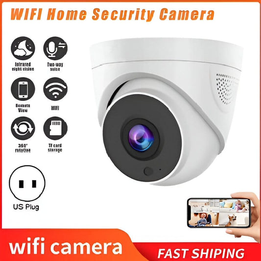 1080p Wifi Home Security Camera System Night Vision Cam Surveillance 2-way Voice With Pixlinkcam Application With Charger And Cable  (without Box)