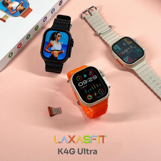 K4g Ultra Smart Watch – With Sim Support & Built-in Camera Smart Watch | Rubber  Strap Support Sim Card | Sport Smart Watch | Bold Design